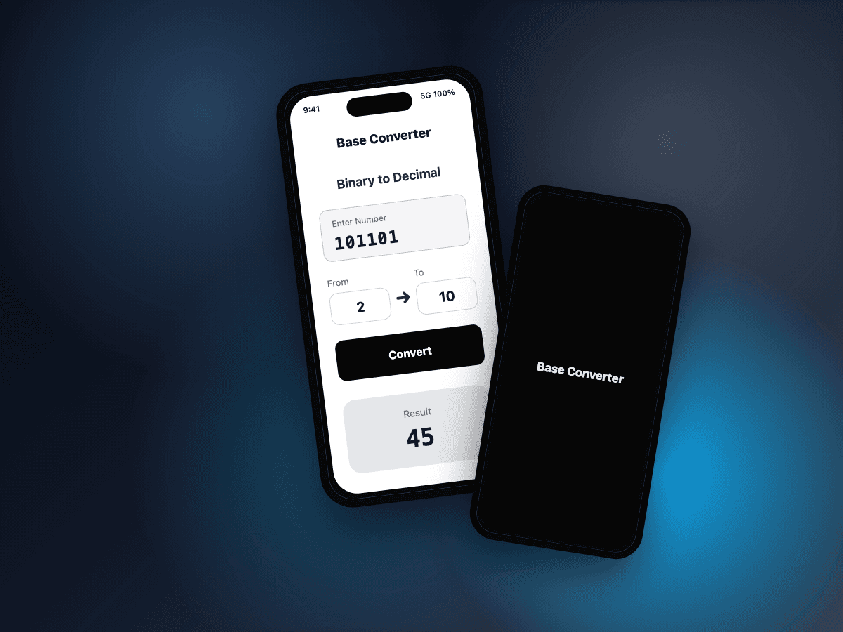 Base Converter interface